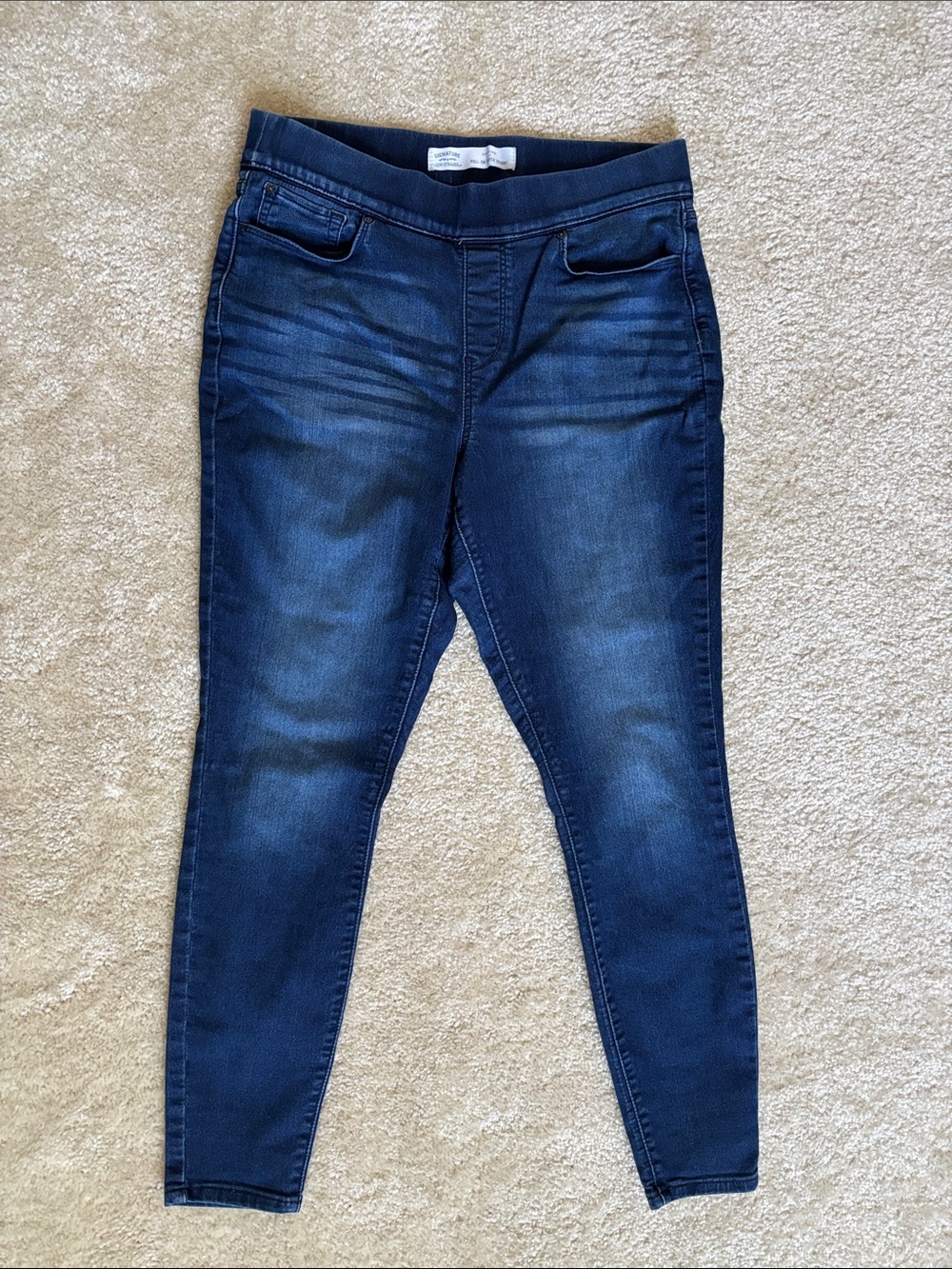 Signature by Levi Strauss Dark Indigo Stretch Jeggings 14x32